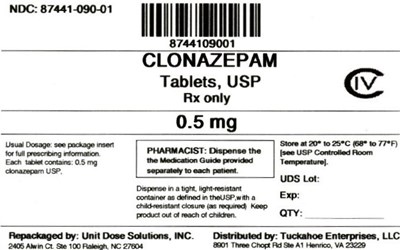 Clonazepam 0.5 mg (8744109001 Clonazepam 0.5 mg)